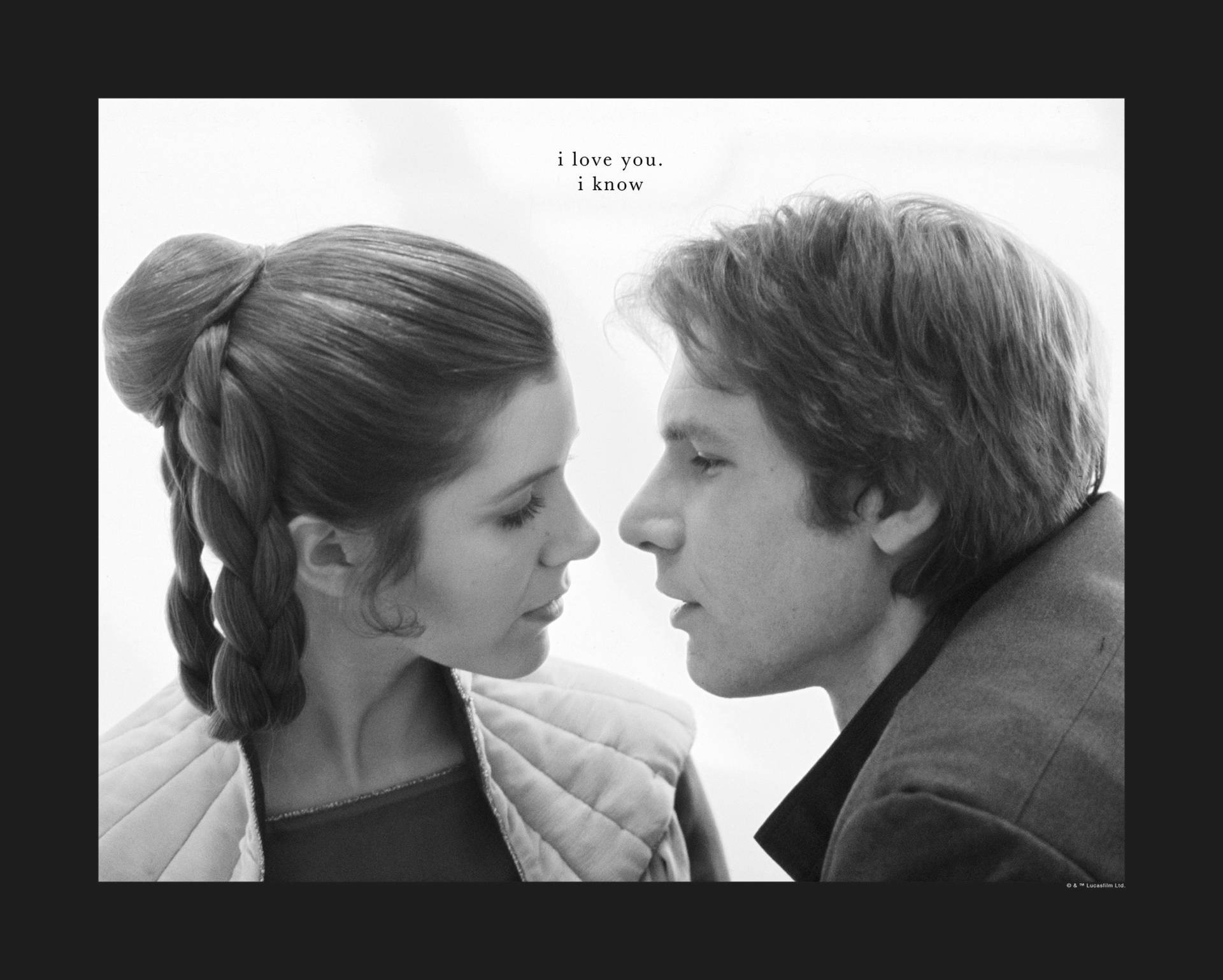 Komar Poster "Star Wars Classic Leia Han Love", Star Wars, (1 St.) von Komar