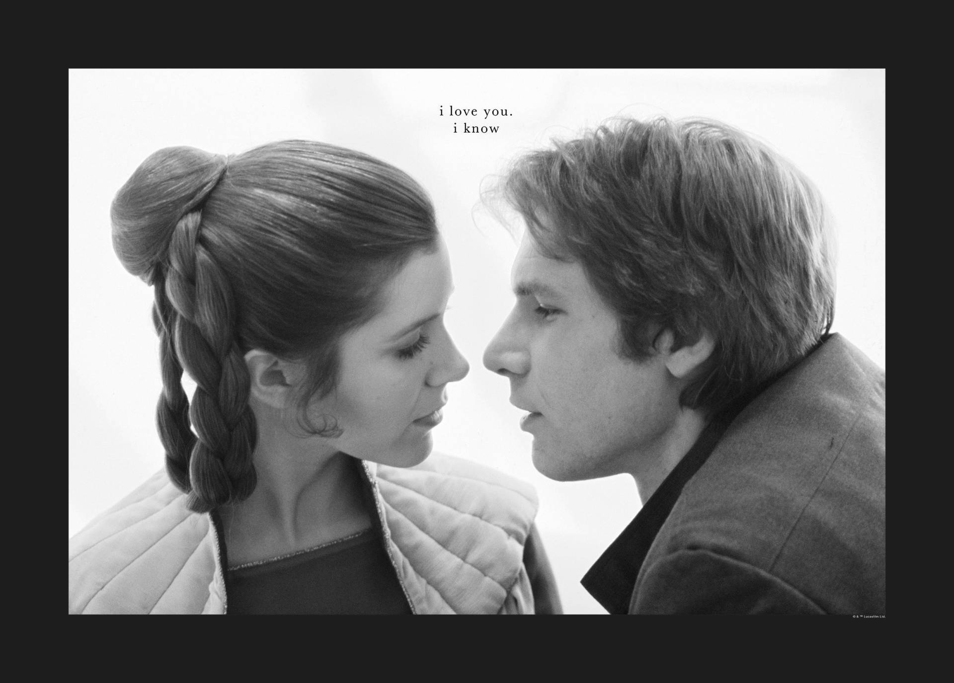 Komar Poster "Star Wars Classic Leia Han Love", Star Wars, (1 St.) von Komar