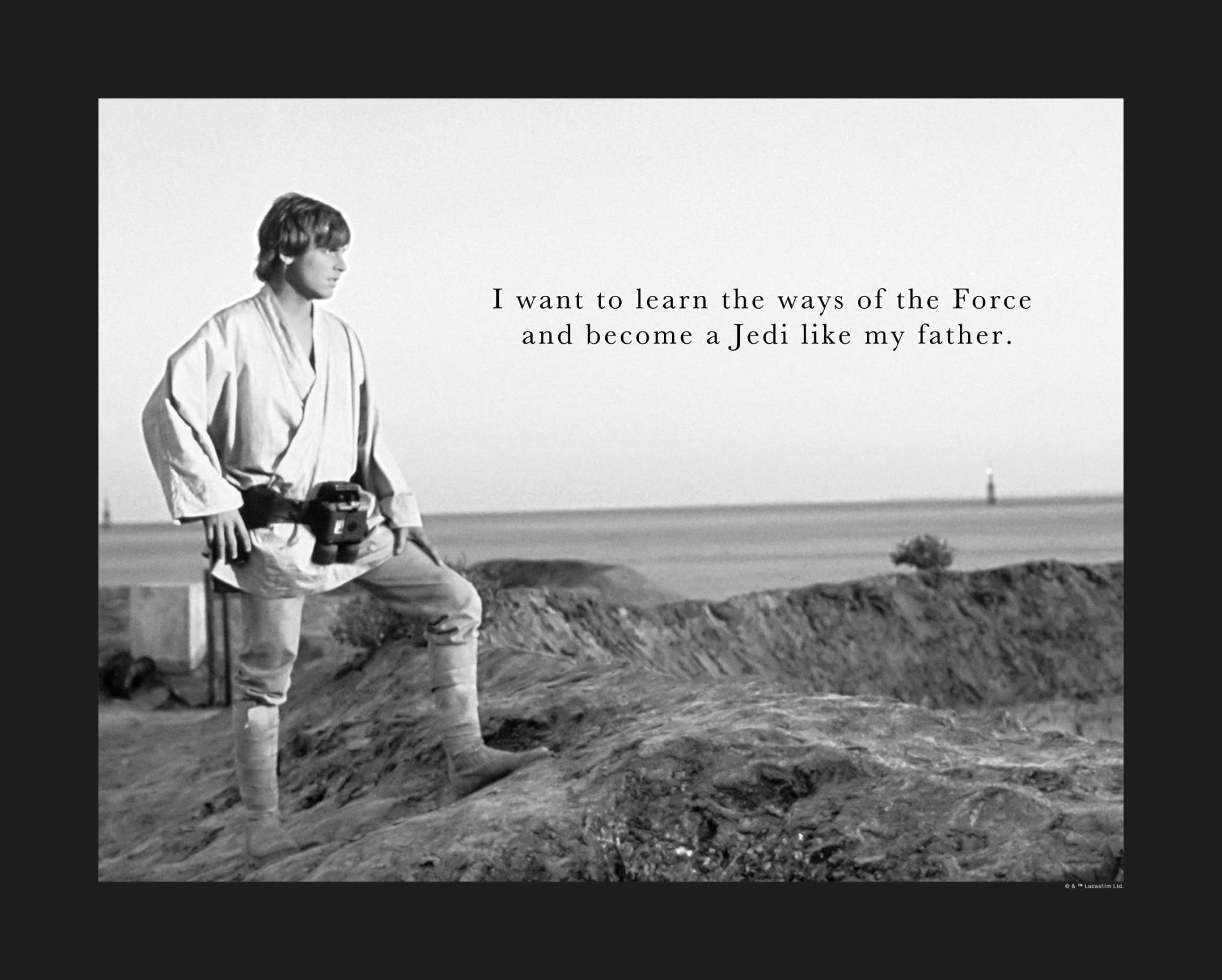 Komar Poster "Star Wars Classic Luke Quote", Star Wars, (1 St.) von Komar