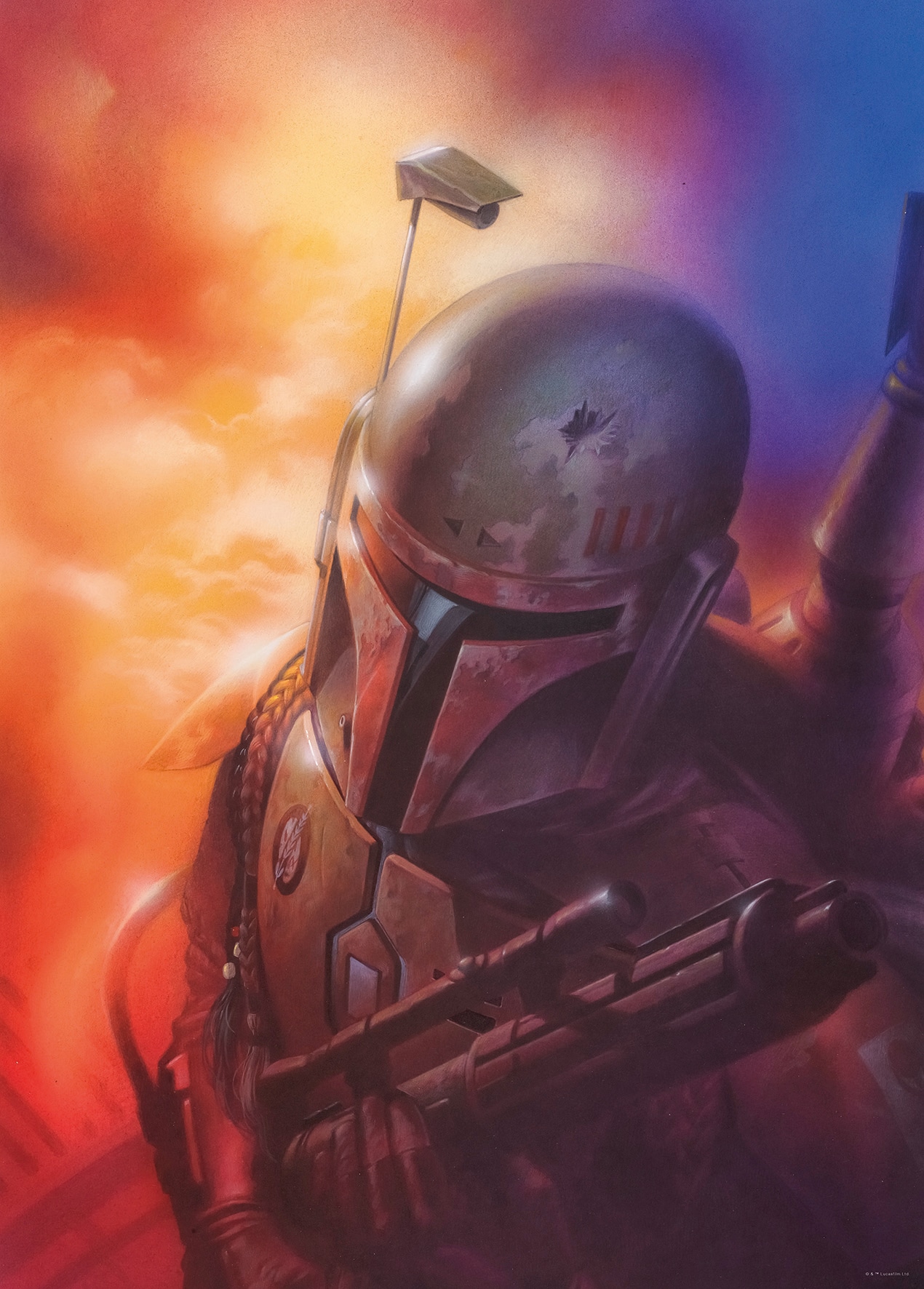 Komar Poster "Star Wars Classic Mandalorian", Star Wars, (1 St.) von Komar