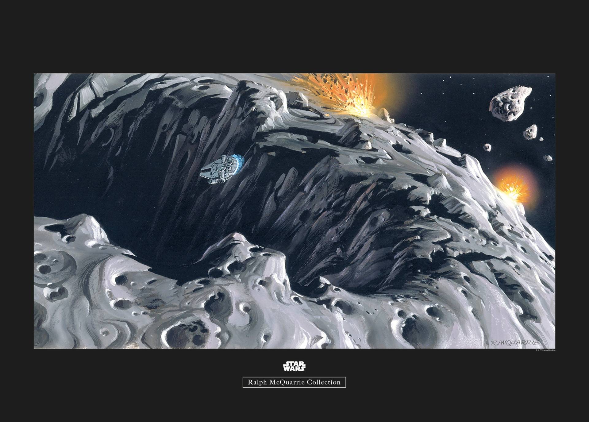 Komar Poster "Star Wars Classic RMQ Asteroid", Star Wars, (1 St.) von Komar