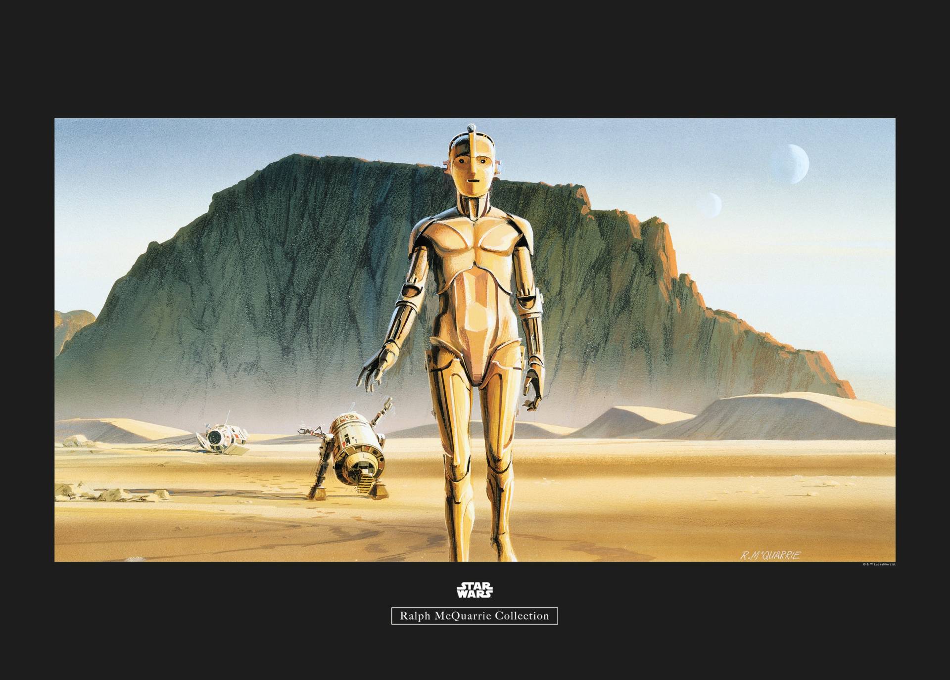 Komar Poster "Star Wars Classic RMQ Droids", Star Wars, (1 St.) von Komar