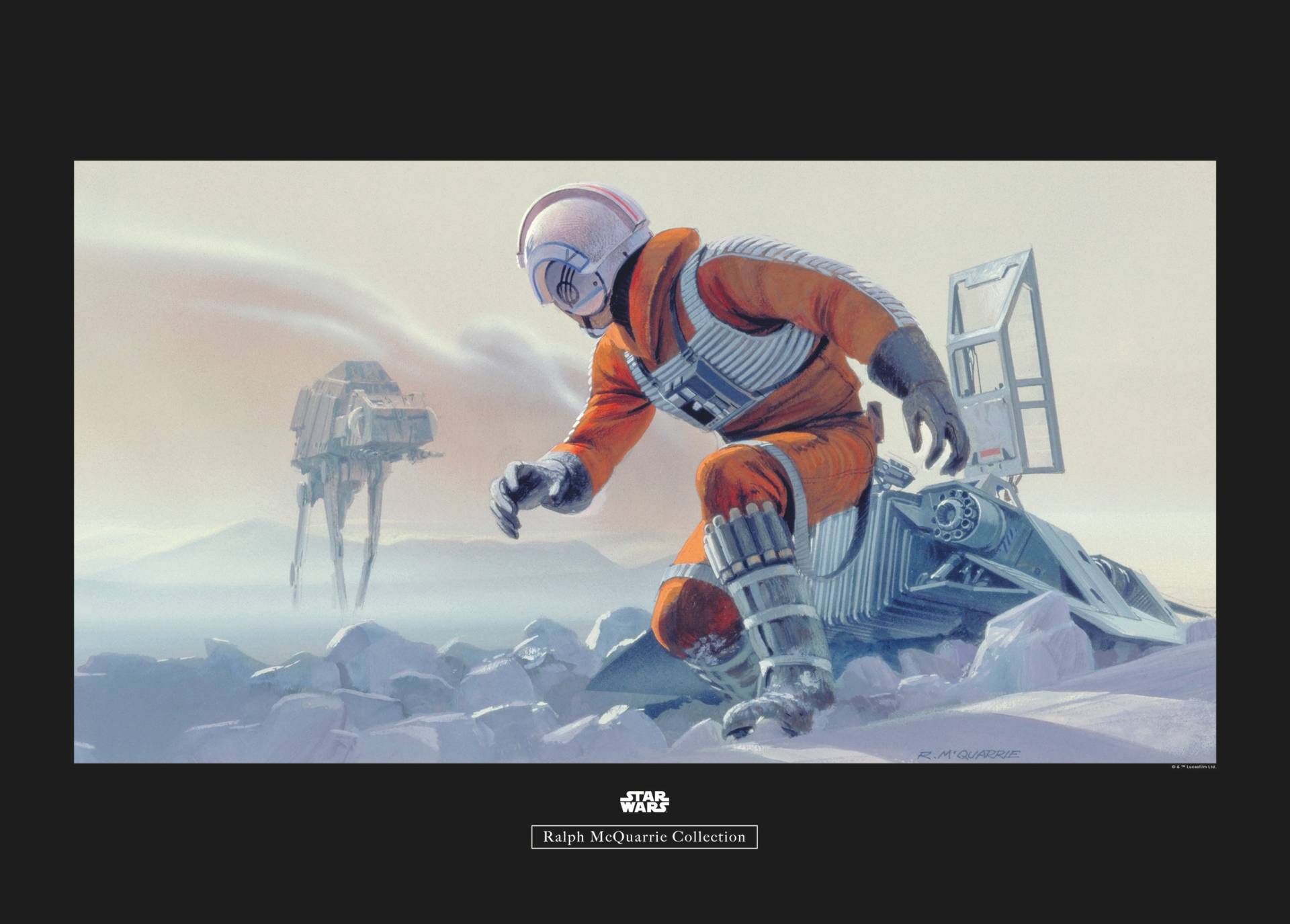 Komar Poster "Star Wars Classic RMQ Hoth Battle Pilot", Star Wars, (1 St.) von Komar
