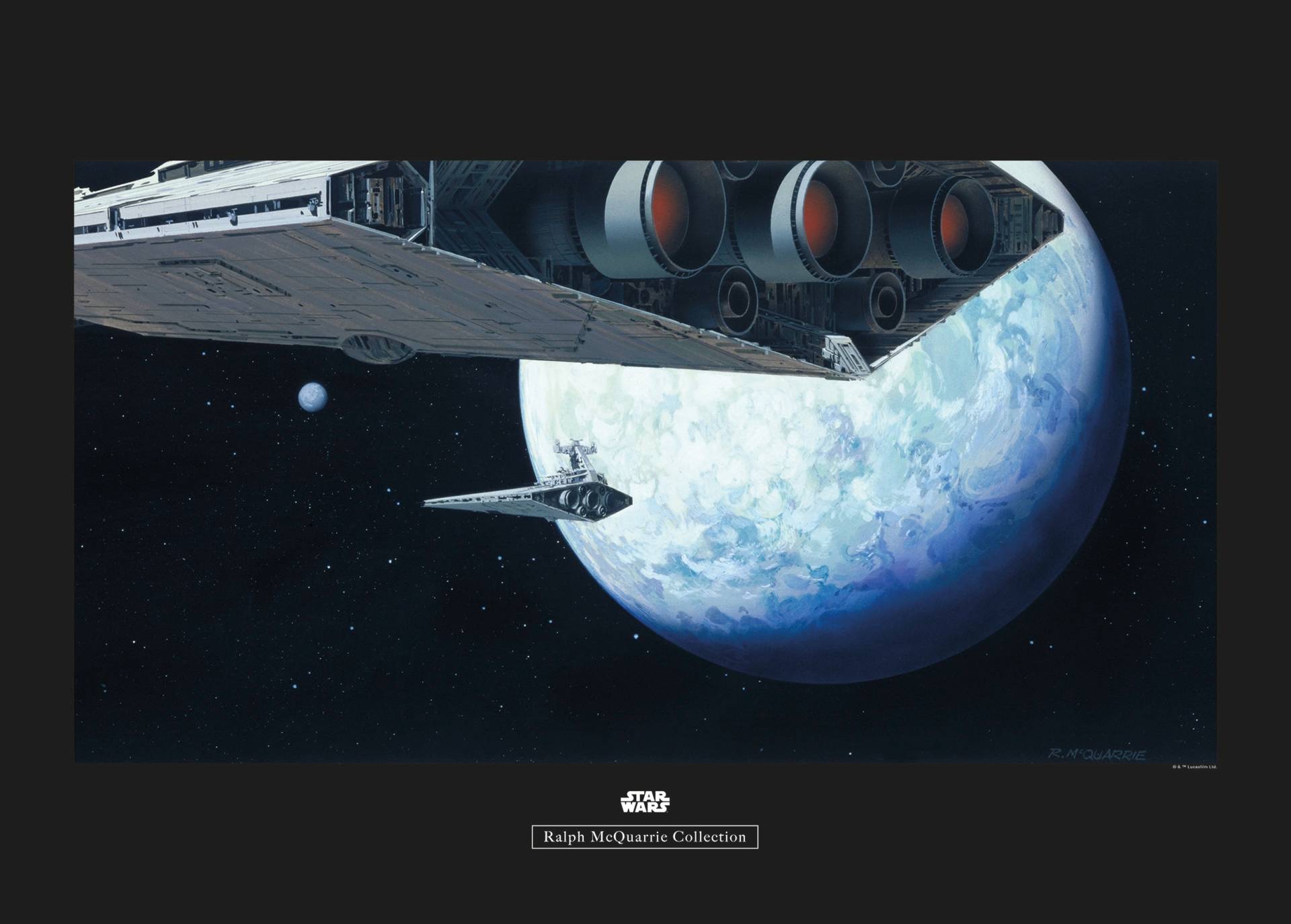 Komar Poster "Star Wars Classic RMQ Hoth Orbit", Star Wars, (1 St.) von Komar