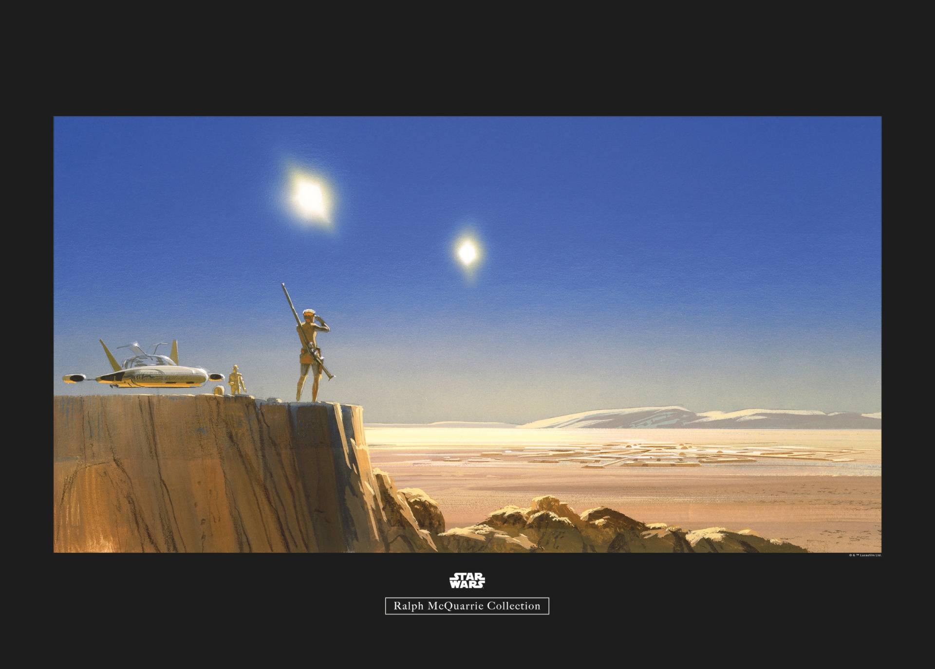 Komar Poster "Star Wars Classic RMQ Mos Eisley Edge", Star Wars, (1 St.) von Komar