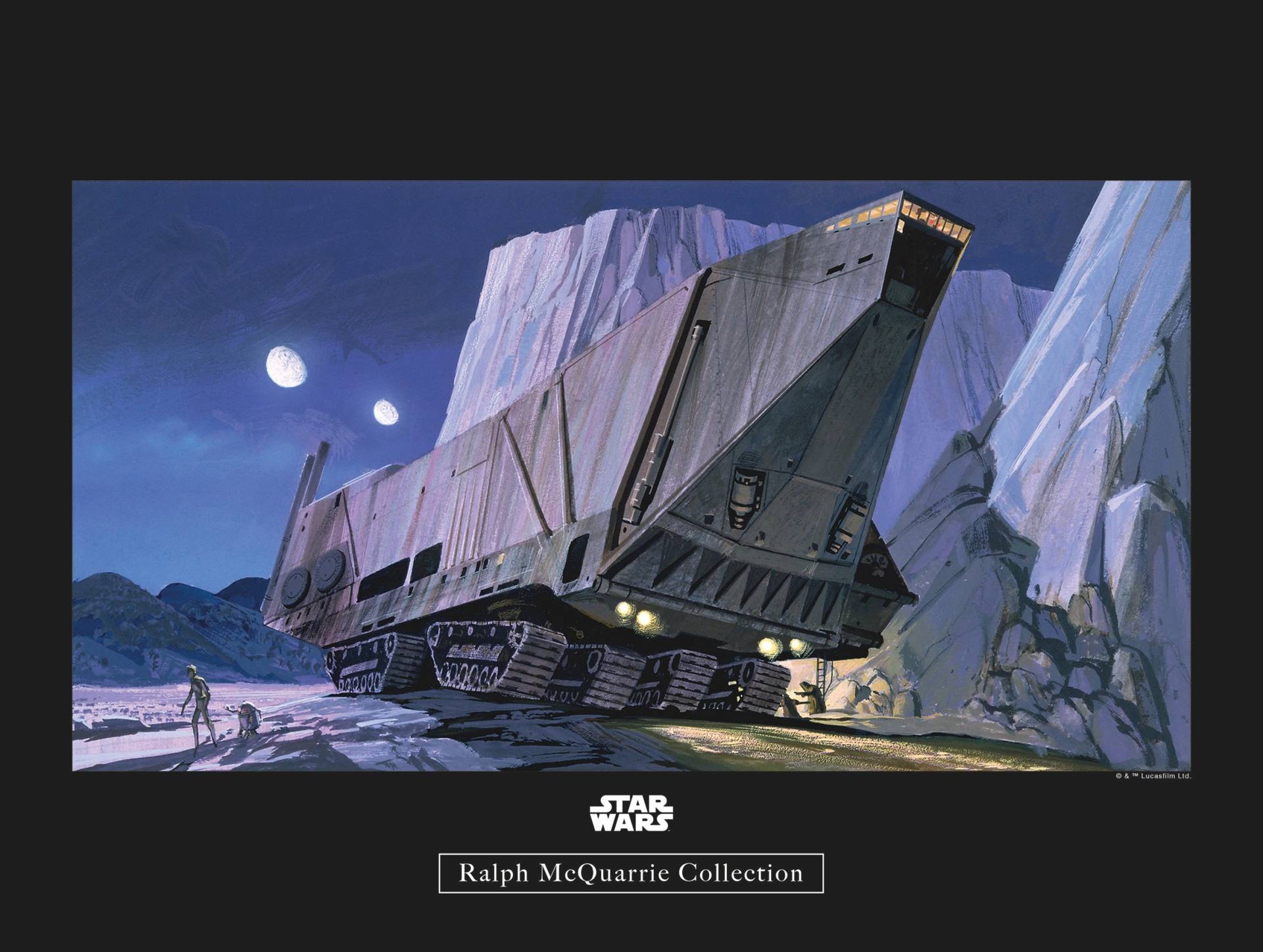 Komar Poster "Star Wars Classic RMQ Sandcrawler", Star Wars, (1 St.) von Komar