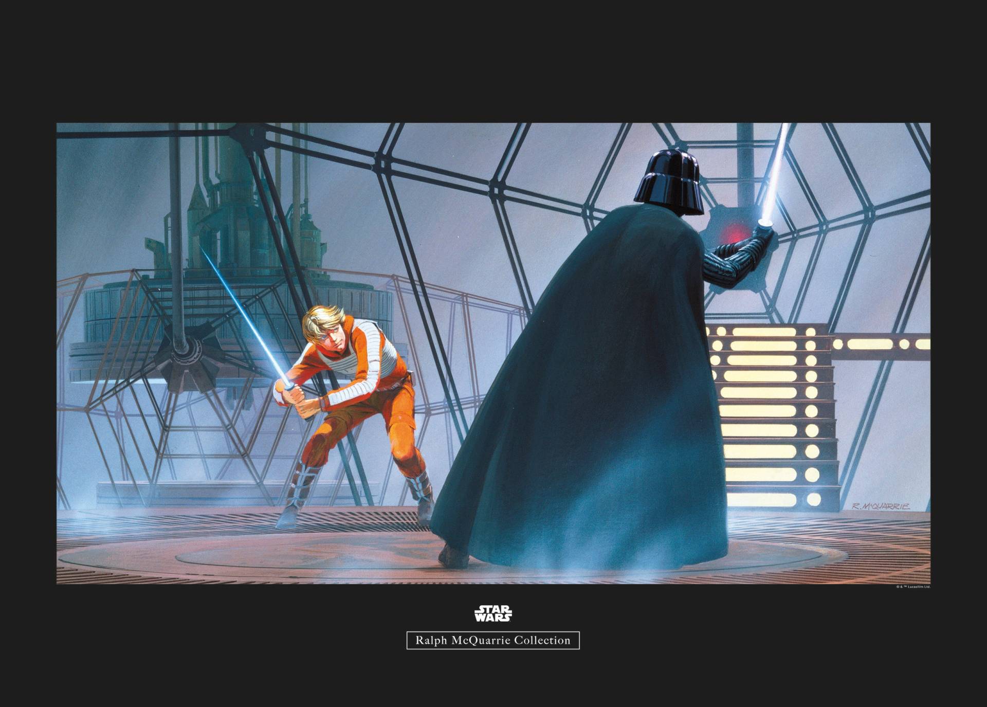 Komar Poster "Star Wars Classic RMQ Vader Luke Carbonit Room", Star Wars, (1 St.) von Komar