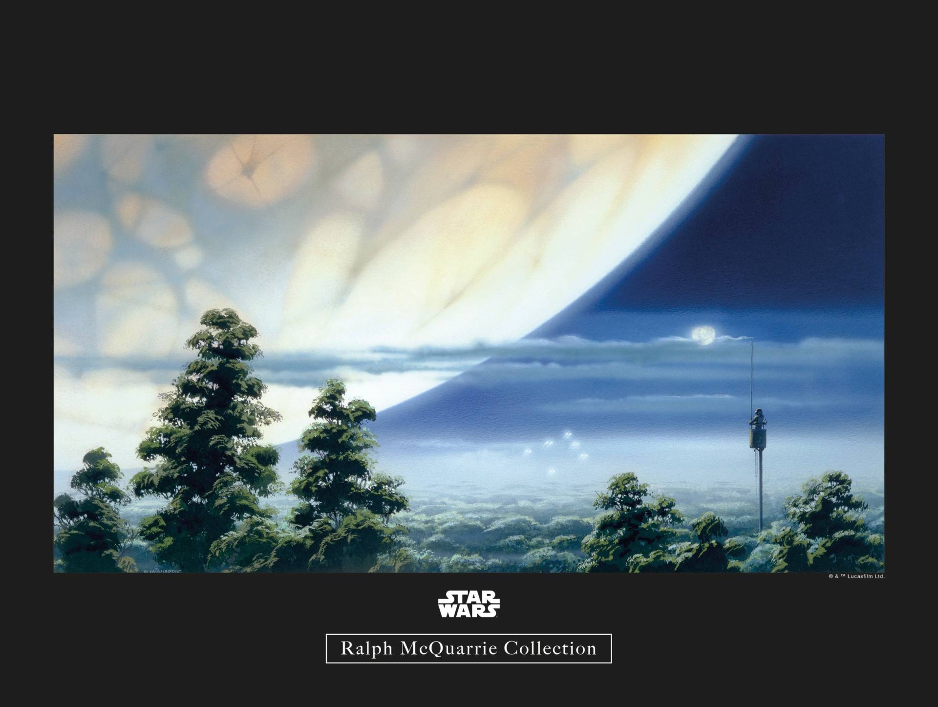 Komar Poster "Star Wars Classic RMQ Yavin Lookout", Star Wars, (1 St.) von Komar