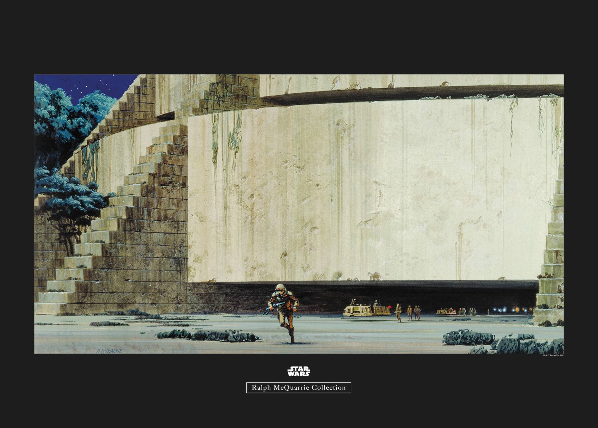 Komar Poster "Star Wars Classic RMQ Yavin Temple", Star Wars, (1 St.) von Komar