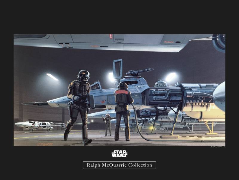 Komar Poster "Star Wars Classic RMQ Yavin Y-Wing", Star Wars, (1 St.) von Komar