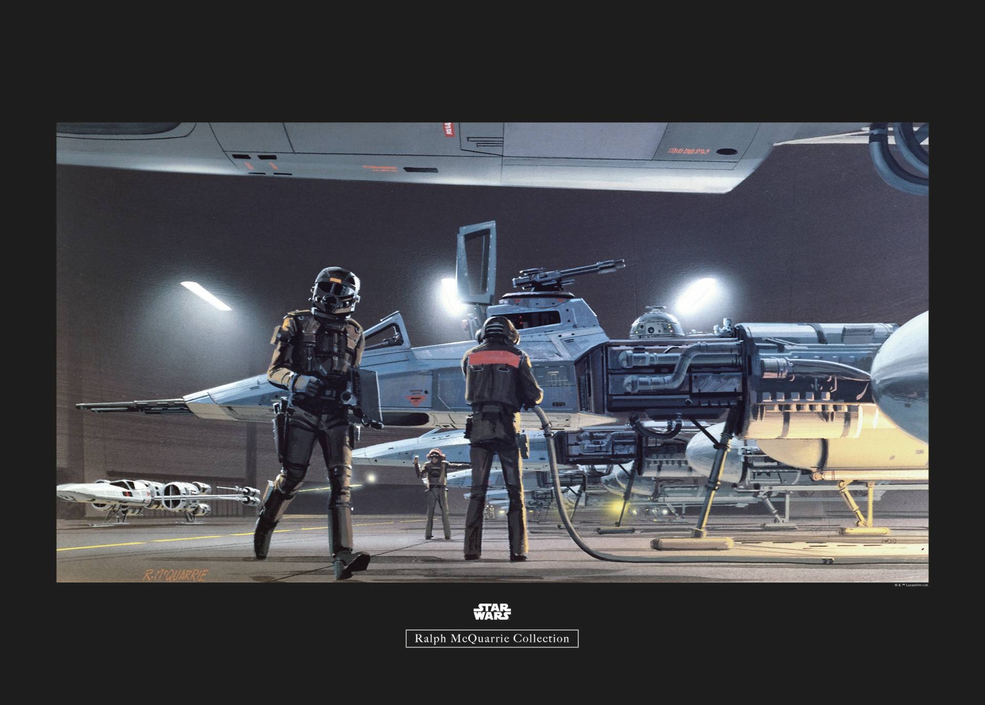 Komar Poster "Star Wars Classic RMQ Yavin Y-Wing", Star Wars, (1 St.) von Komar