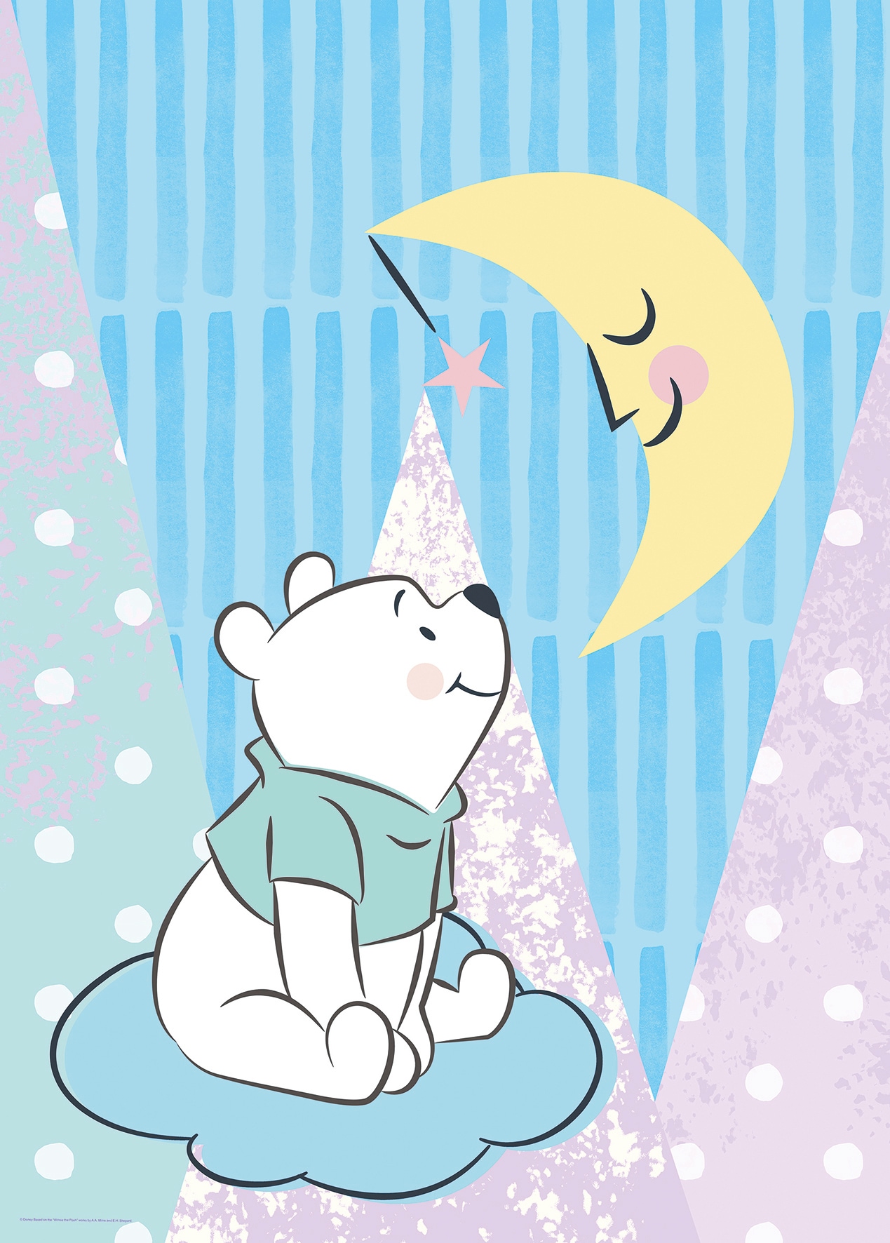 Komar Poster "Winnie Pooh Moon", Disney, (1 St.) von Komar