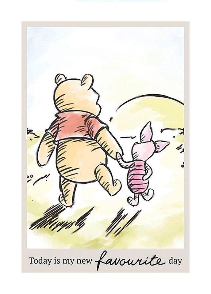 Komar Poster "Winnie Pooh Today", Disney, (1 St.) von Komar