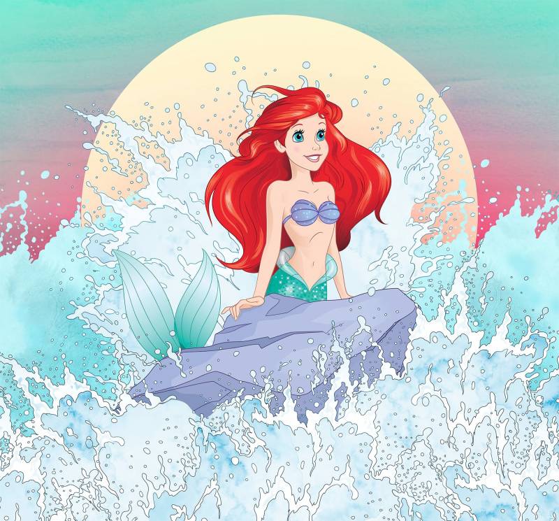 Komar Vliestapete "Digitaldruck Vlies - Ariel Rise - Größe 300 x 280 cm" bedruckt glatt Kinderzimmer von Komar