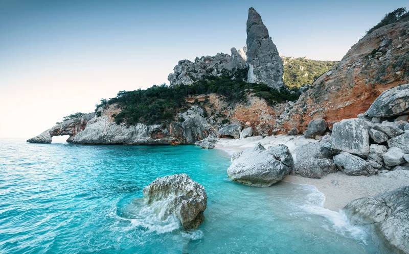 Komar Vliestapete "Digitaldruck Vlies - Beach Tales - Größe 450 x 280 cm" bedruckt glatt Wohnzimmer, Schlafzimmer von Komar