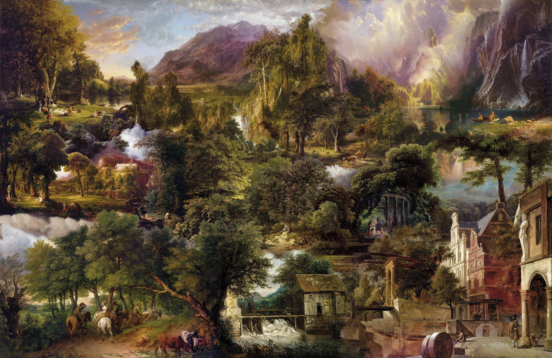 Komar Vliestapete "Digitaldruck Vlies - Heritage - Größe 400 x 260 cm" bedruckt glatt Wohnzimmer, Schlafzimmer von Komar