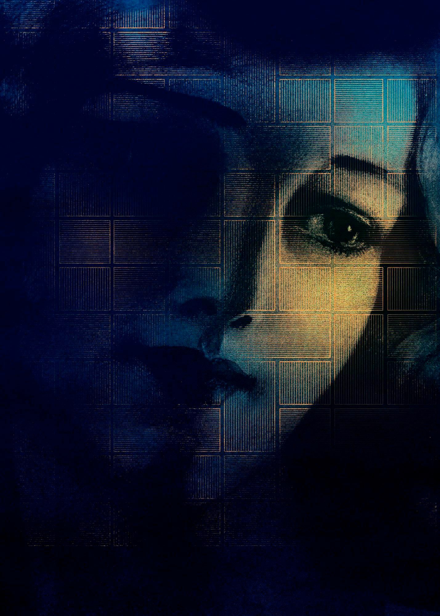 Komar Vliestapete "Digitaldruck Vlies - Lumière - Größe 200 x 280 cm" bedruckt glatt Wohnzimmer, Schlafzimmer von Komar