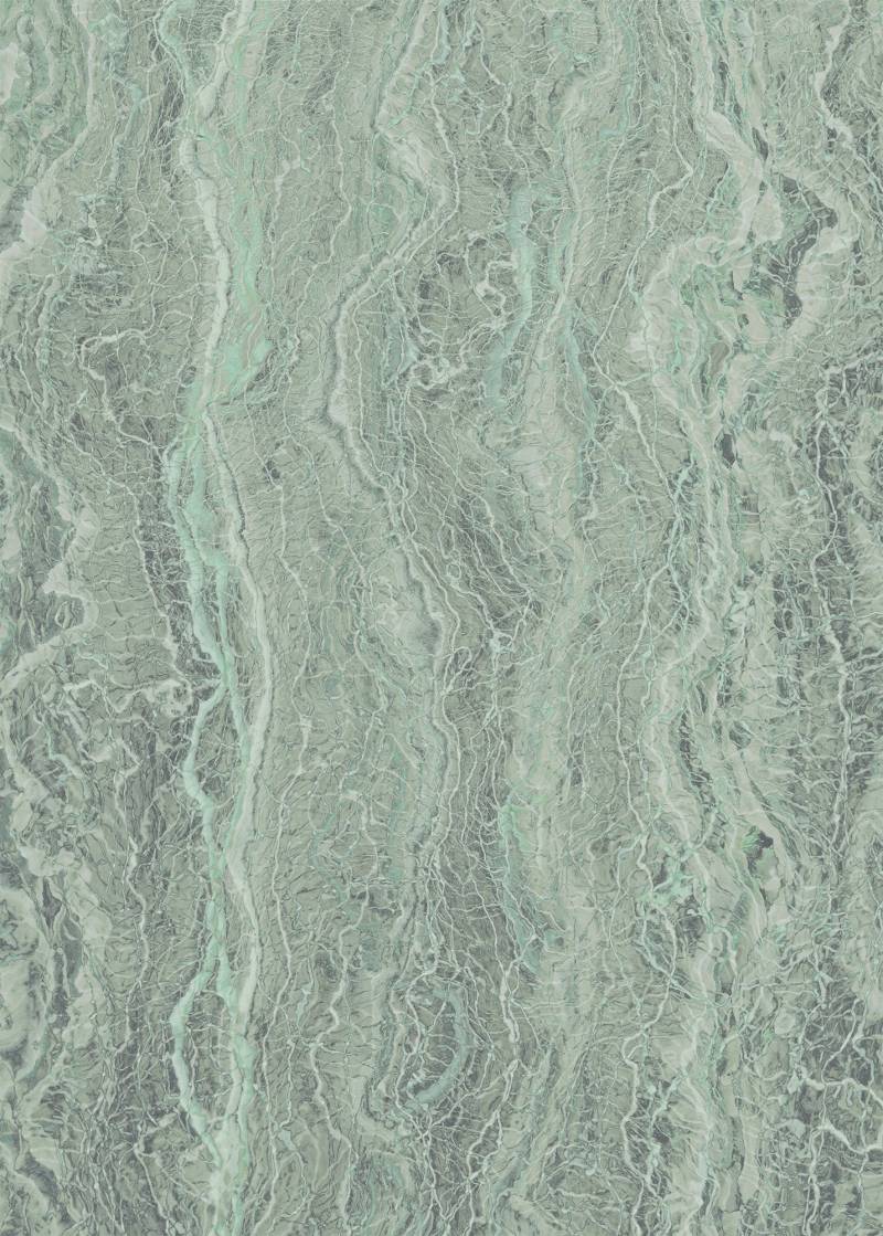Komar Vliestapete "Digitaldruck Vlies - Marble Mint - Größe 200 x 280 cm" bedruckt glatt Wohnzimmer, Schlafzimmer von Komar