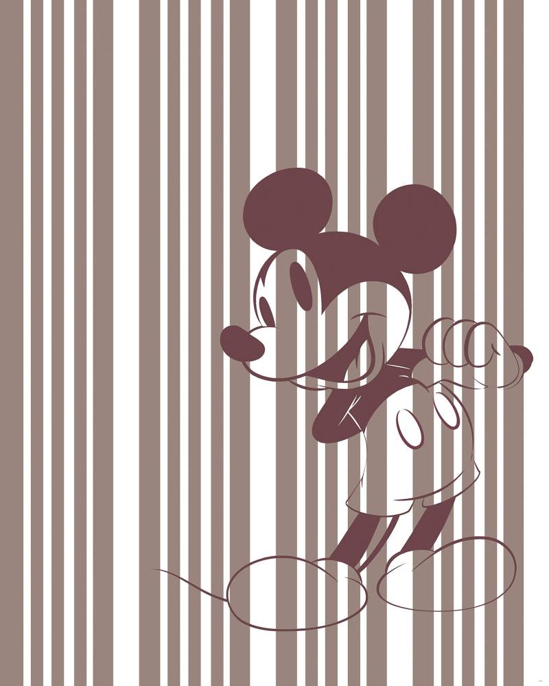 Komar Vliestapete "Digitaldruck Vlies - Mickey Tone-on-Tone - Größe 200 x 250 cm" bedruckt glatt Kinderzimmer von Komar