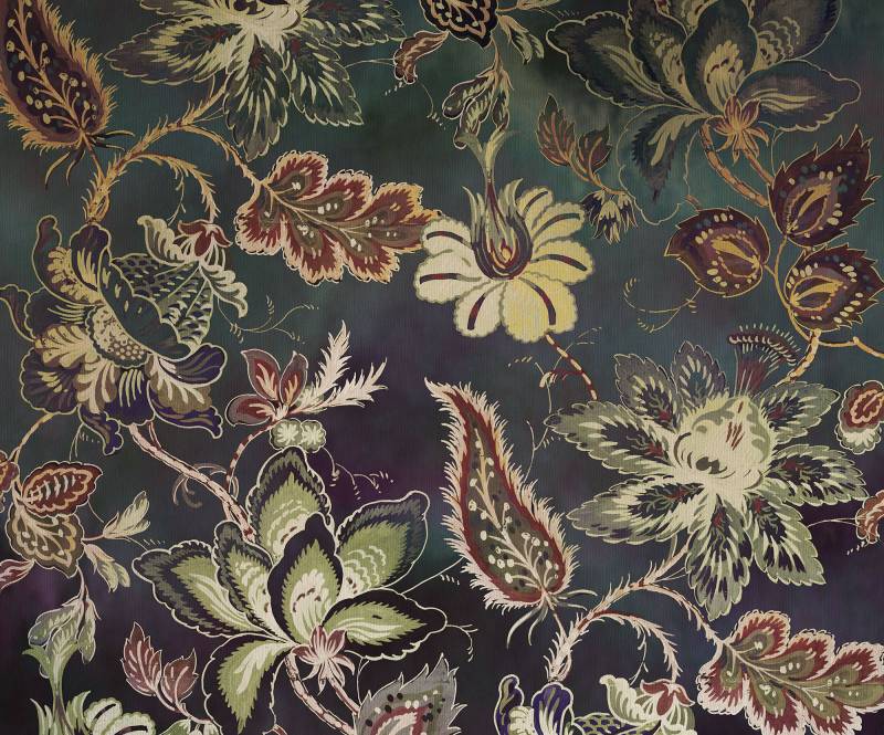 Komar Vliestapete "Digitaldruck Vlies - Moonshadow Blossom - Größe 300 x 250 cm" bedruckt glatt Wohnzimmer, Schlafzimmer von Komar