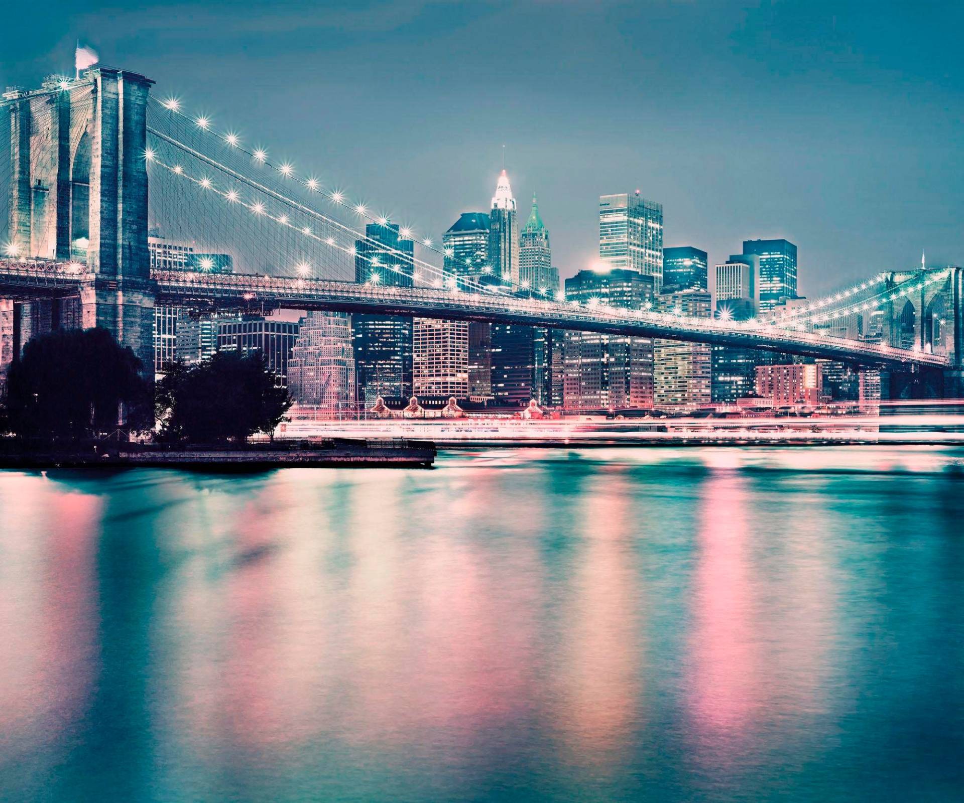 Komar Vliestapete "Digitaldruck Vlies - Neon - Größe 300 x 250 cm" bedruckt glatt Wohnzimmer, Schlafzimmer von Komar