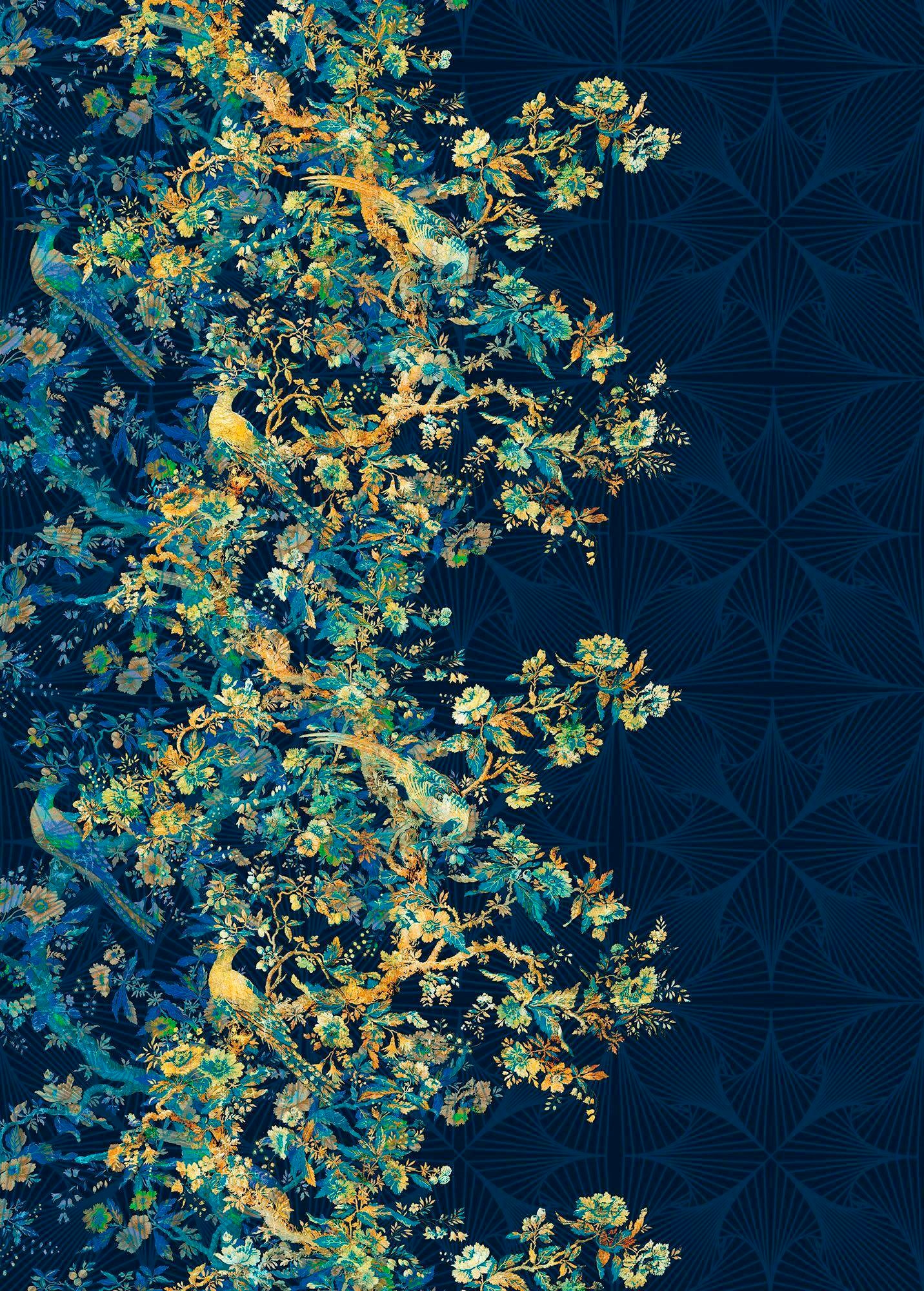 Komar Vliestapete "Digitaldruck Vlies - Nocturne - Größe 200 x 280 cm" bedruckt glatt Wohnzimmer, Schlafzimmer von Komar