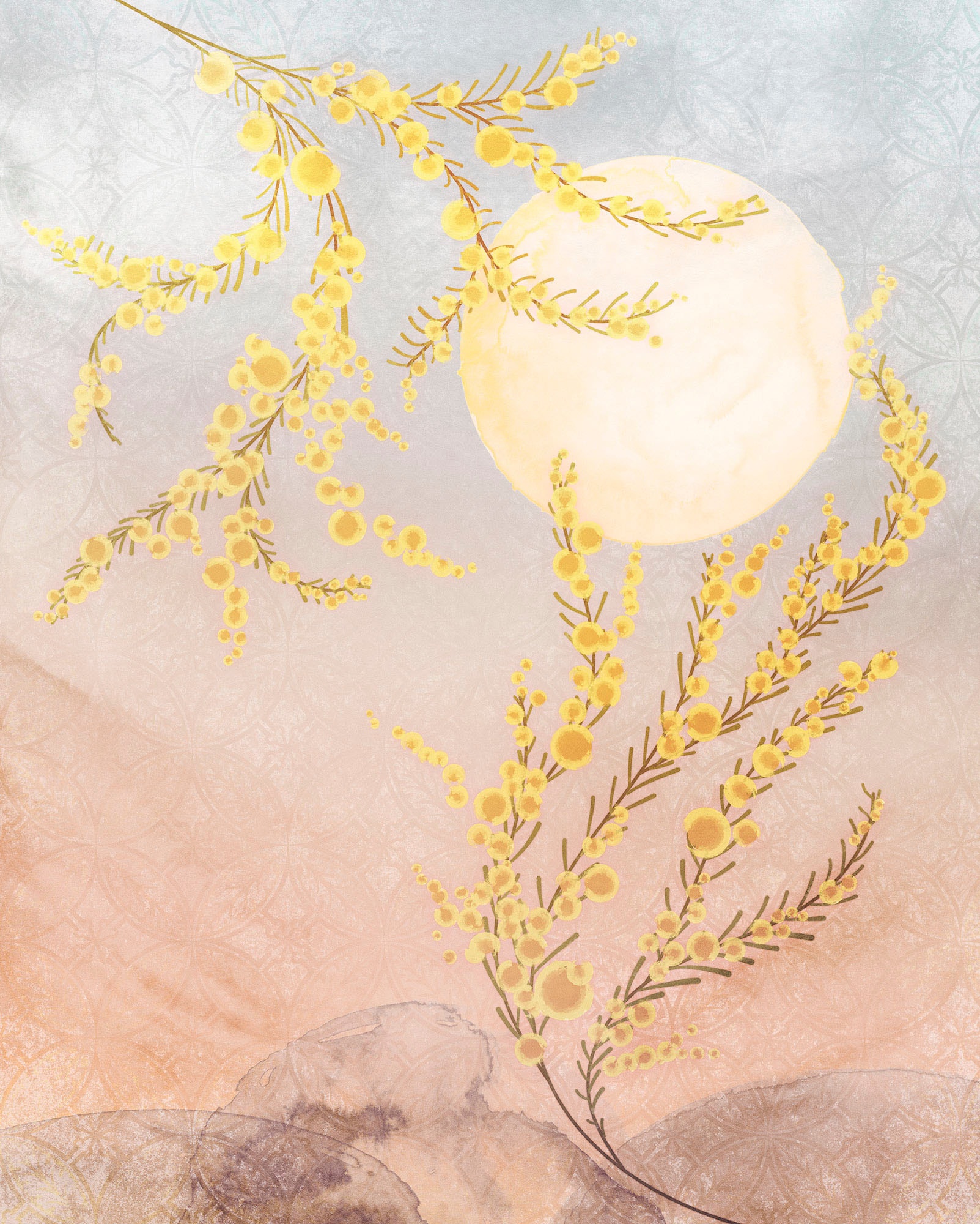 Komar Vliestapete "Digitaldruck Vlies - Sol - Größe 200 x 250 cm" bedruckt glatt Wohnzimmer, Schlafzimmer von Komar