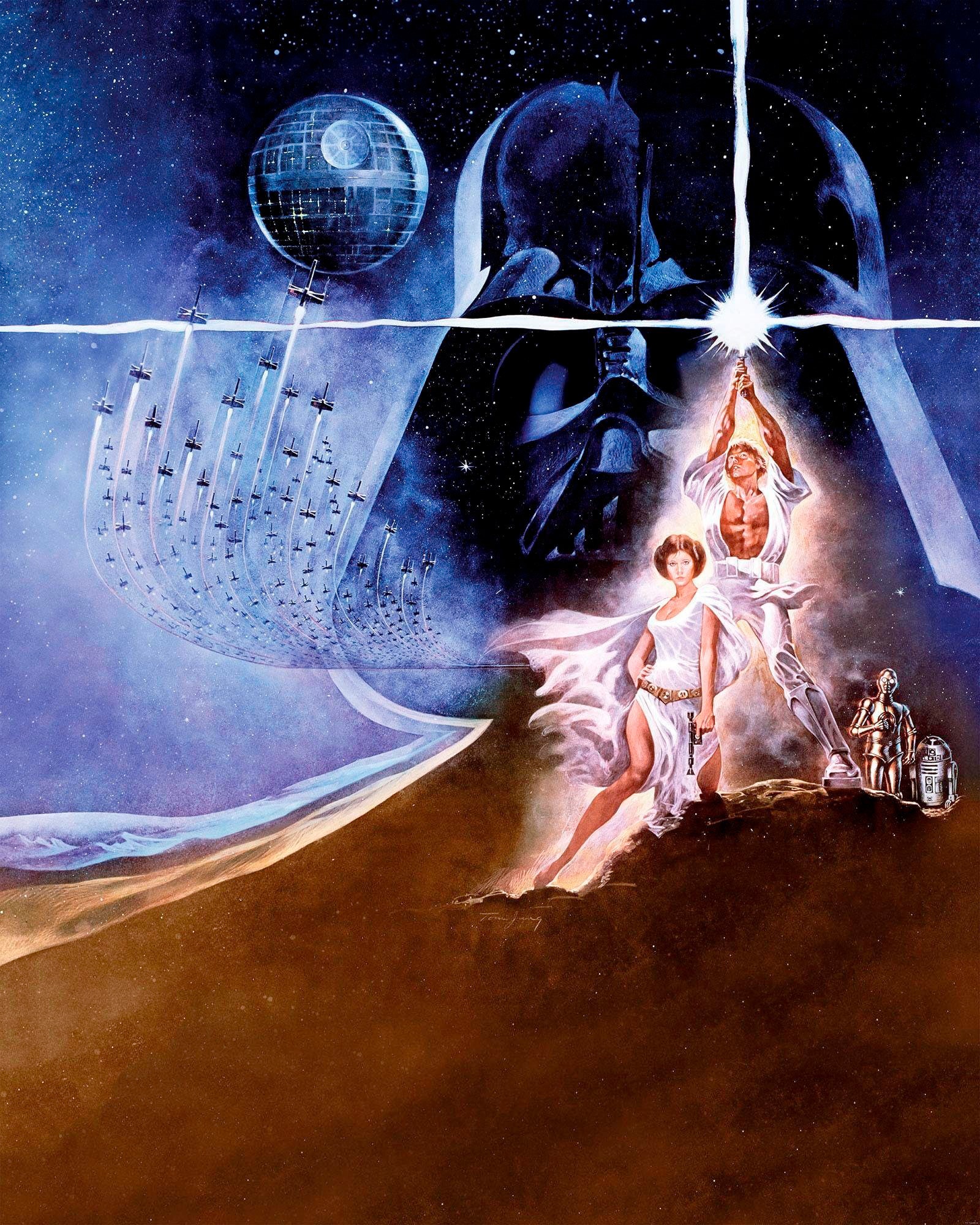 Komar Vliestapete "Digitaldruck Vlies - Star Wars Poster Classic2 - Größe 200 x 250 cm" bedruckt glatt Kinderzimmer Komar Vliestapete "Digitaldruck Vlies - Star Wars Poster Classic2 - Größe 200 x 250 cm" bedruckt glatt Kinderzimmer von Komar