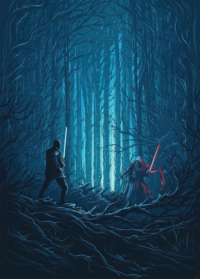 Komar Vliestapete "Digitaldruck Vlies - Star Wars Wood Fight - Größe 200 x 280 cm" bedruckt glatt Kinderzimmer Komar Vliestapete "Digitaldruck Vlies - Star Wars Wood Fight - Größe 200 x 280 cm" bedruckt glatt Kinderzimmer von Komar