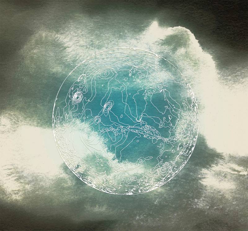 Komar Vliestapete "Digitaldruck Vlies - Surreal Planet - Größe 300 x 280 cm" bedruckt glatt Kinderzimmer von Komar