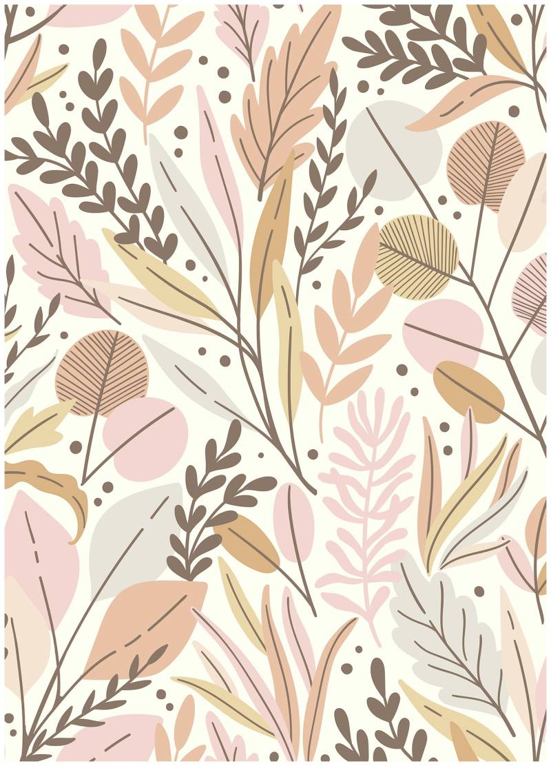 Komar Vliestapete "Digitaldruck Vlies - Twigs - Größe 200 x 280 cm" bedruckt glatt Wohnzimmer, Schlafzimmer von Komar