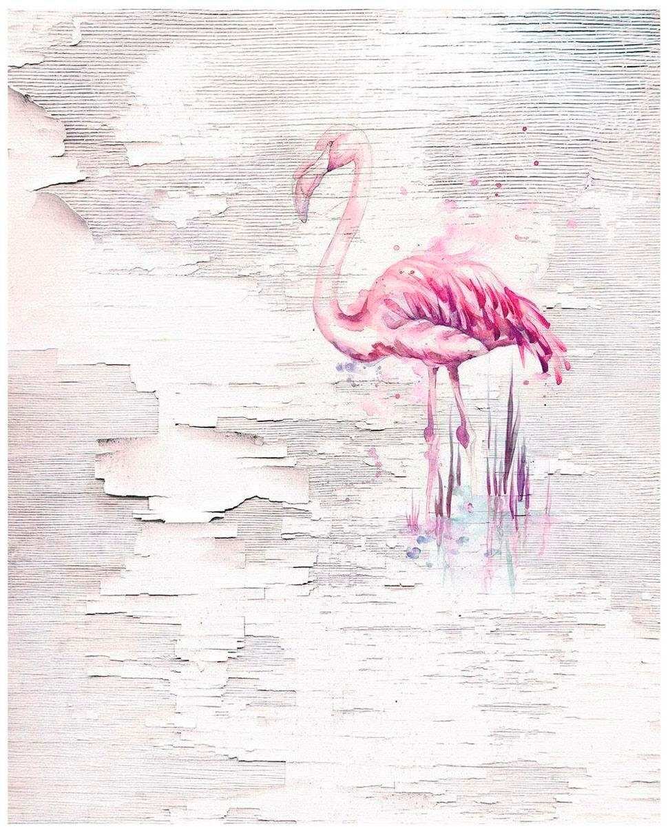 Komar Vliestapete "Pink Flamingo" von Komar