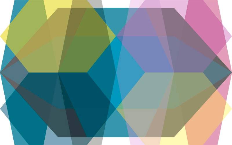 Komar Vliestapete "Digitaldruck Vlies - Gem Stone Diamond - Größe 400 x 250 cm" bedruckt glatt Wohnzimmer, Schlafzimmer von Komar