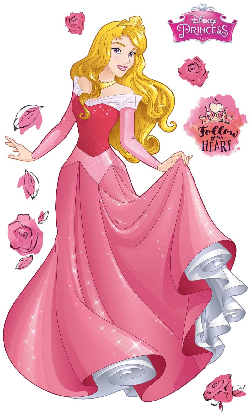 Komar Vliestapete "Selbstklebende Vlies - Aurora XXL - Größe 127 x 200 cm" bedruckt glatt Kinderzimmer von Komar