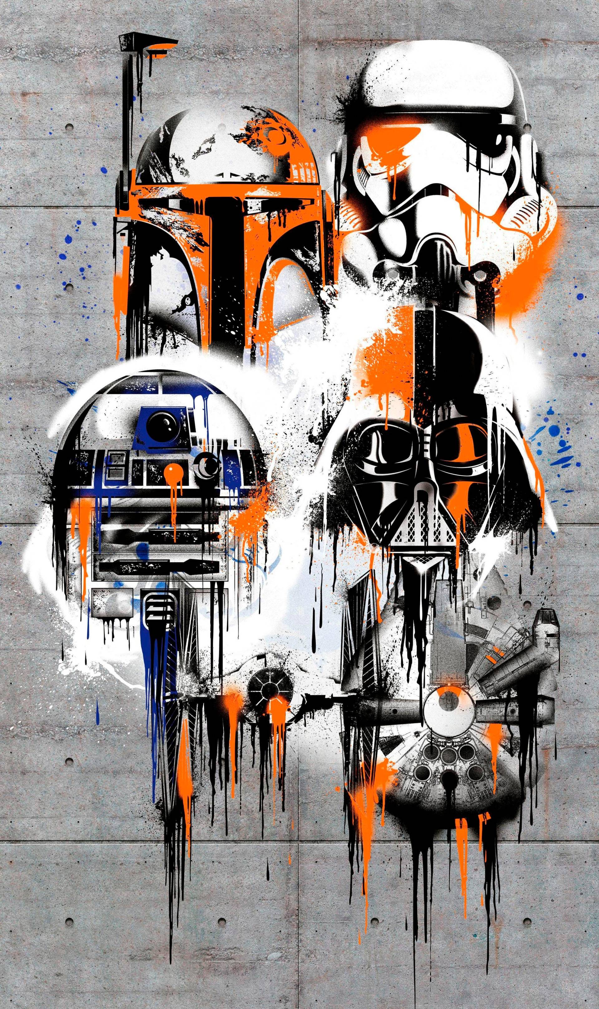 Komar Vliestapete "Star Wars Celebrate The Galaxy" von Komar