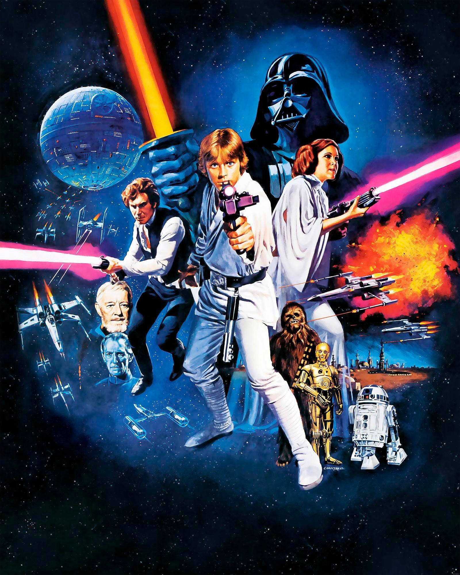 Komar Vliestapete "Star Wars Poster Classic 1" von Komar