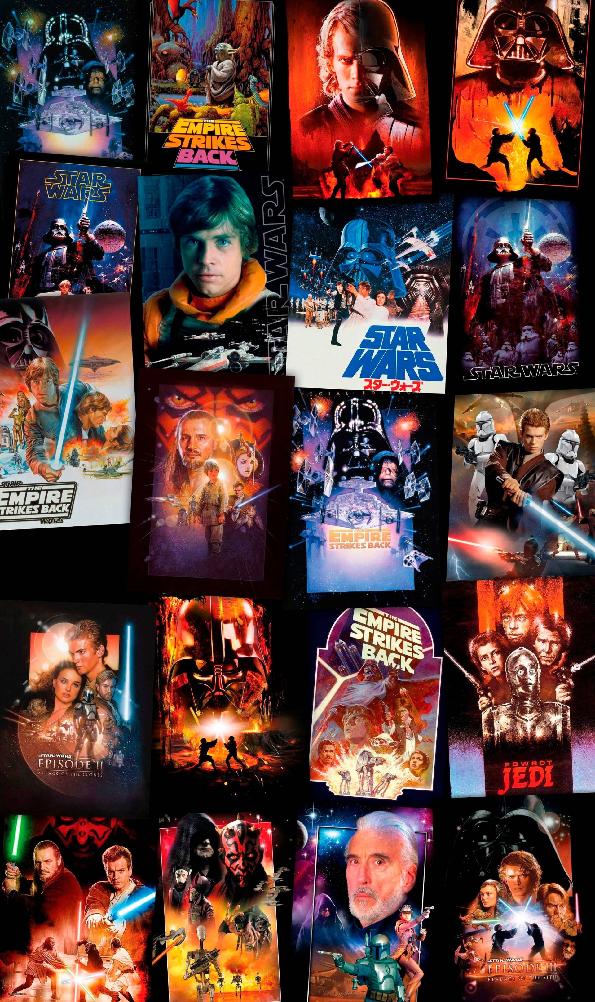 Komar Vliestapete "Star Wars Posters Collage" von Komar