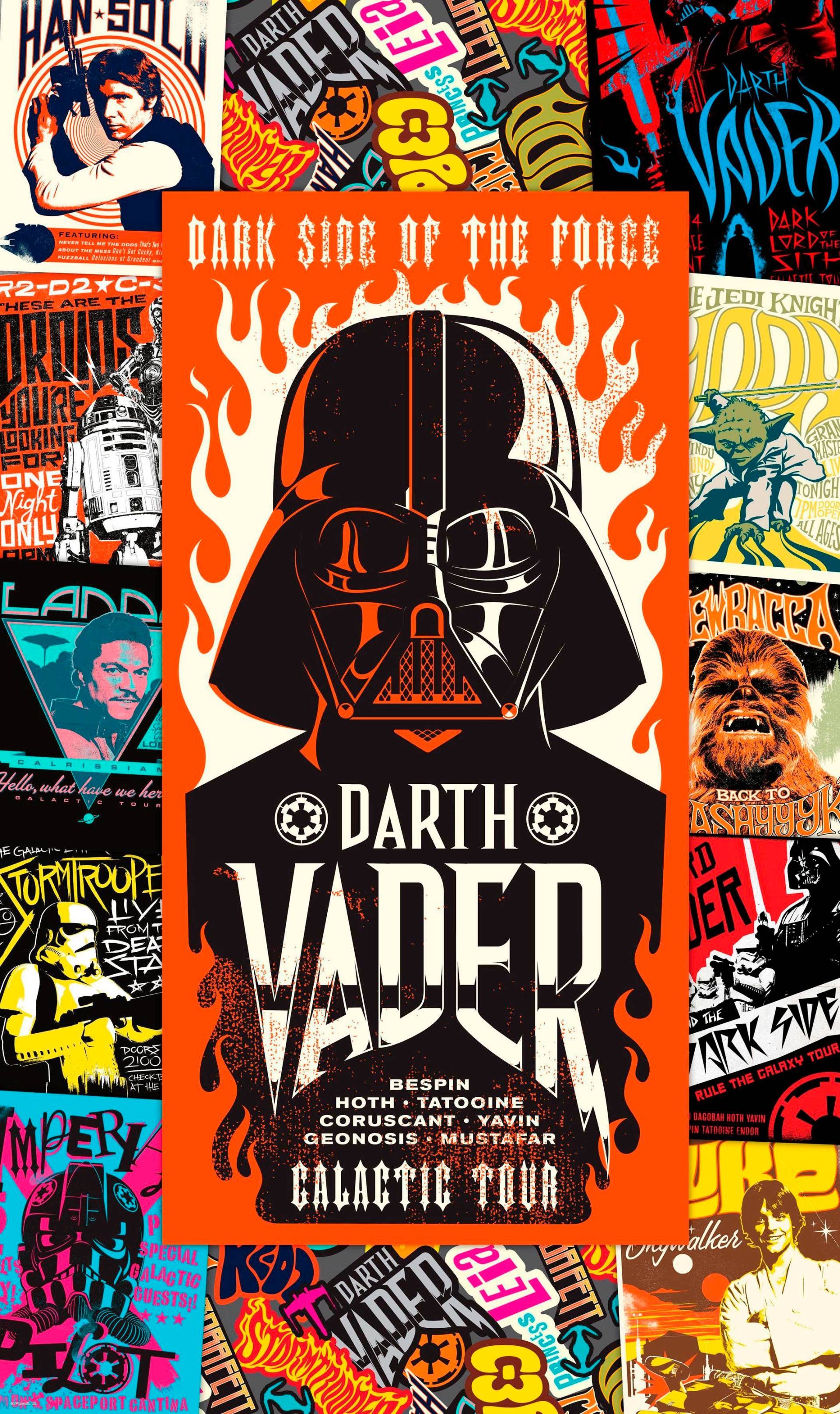 Komar Vliestapete "Star Wars Rock On Posters" von Komar