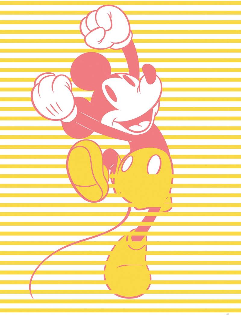 Komar Wandbild "Mickey Unwind", (1 St.), Deutsches Premium-Poster Fotopapier mit seidenmatter Oberfläche und hoher Lichtbeständigkeit. Für fotorealistische Drucke mit gestochen scharfen Details und hervorragender Farbbrillanz. von Komar