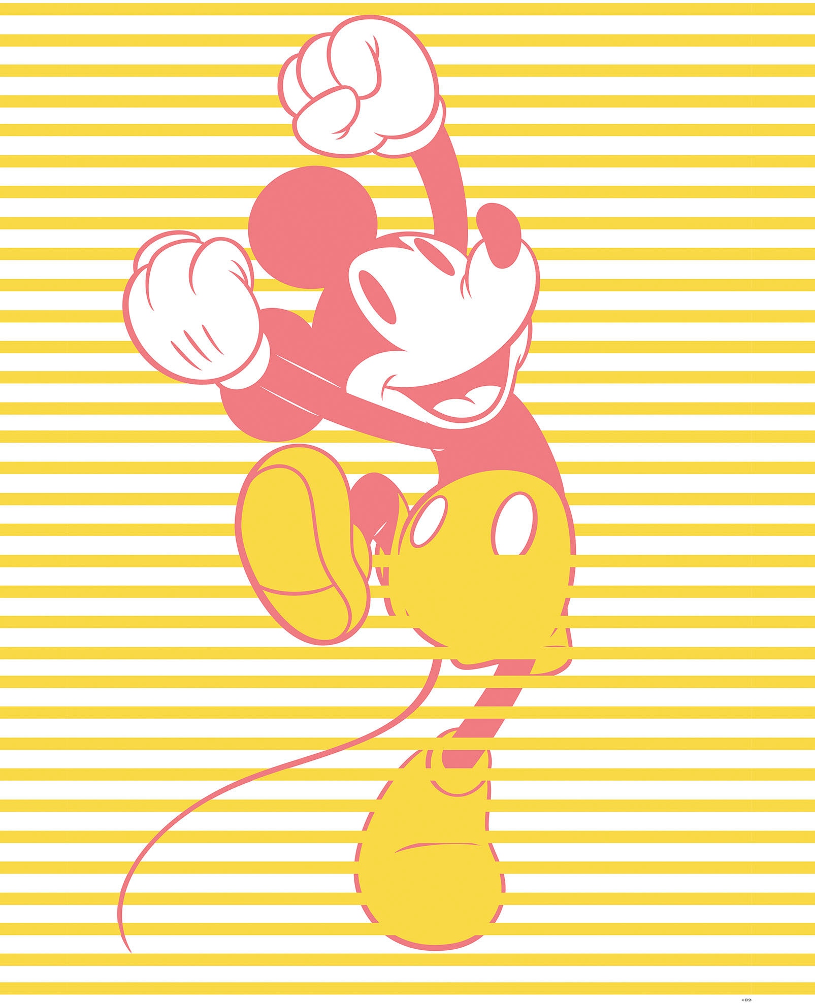 Komar Wandbild "Mickey Unwind", (1 St.), Deutsches Premium-Poster Fotopapier mit seidenmatter Oberfläche und hoher Lichtbeständigkeit. Für fotorealistische Drucke mit gestochen scharfen Details und hervorragender Farbbrillanz. von Komar