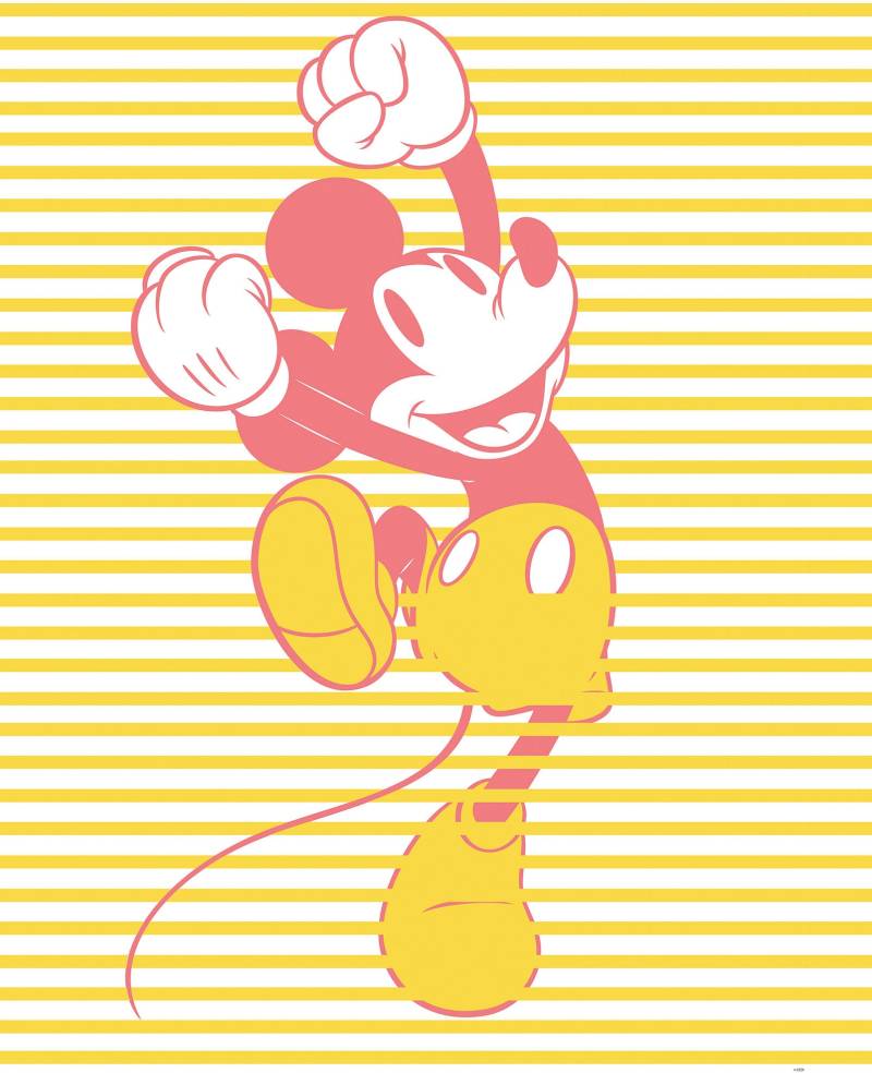Komar Bild "Mickey Unwind" Disney 1 Stk. tlg. Wandbild zur Dekoration im Kinderzimmer - ohne Rahmen von Komar