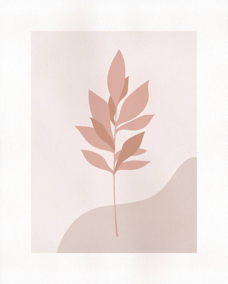 Komar Bild "Pink Desert" Natur 1 Stk. tlg. Wandbild zur Dekoration - ohne Rahmen von Komar