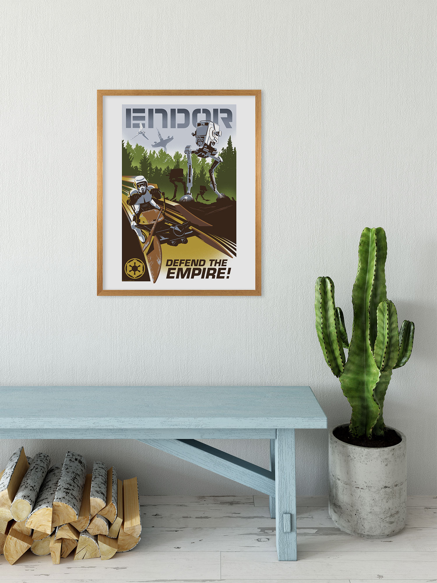 Komar Wandbild "Star Wars Defend the Empire" Disney Set;Erwachsene;Jugendliche;Kinder, 1 Stk. tlg. 30 x 40 cm (Breite x Höhe) - Kinderzimmer, Dekoration von Komar
