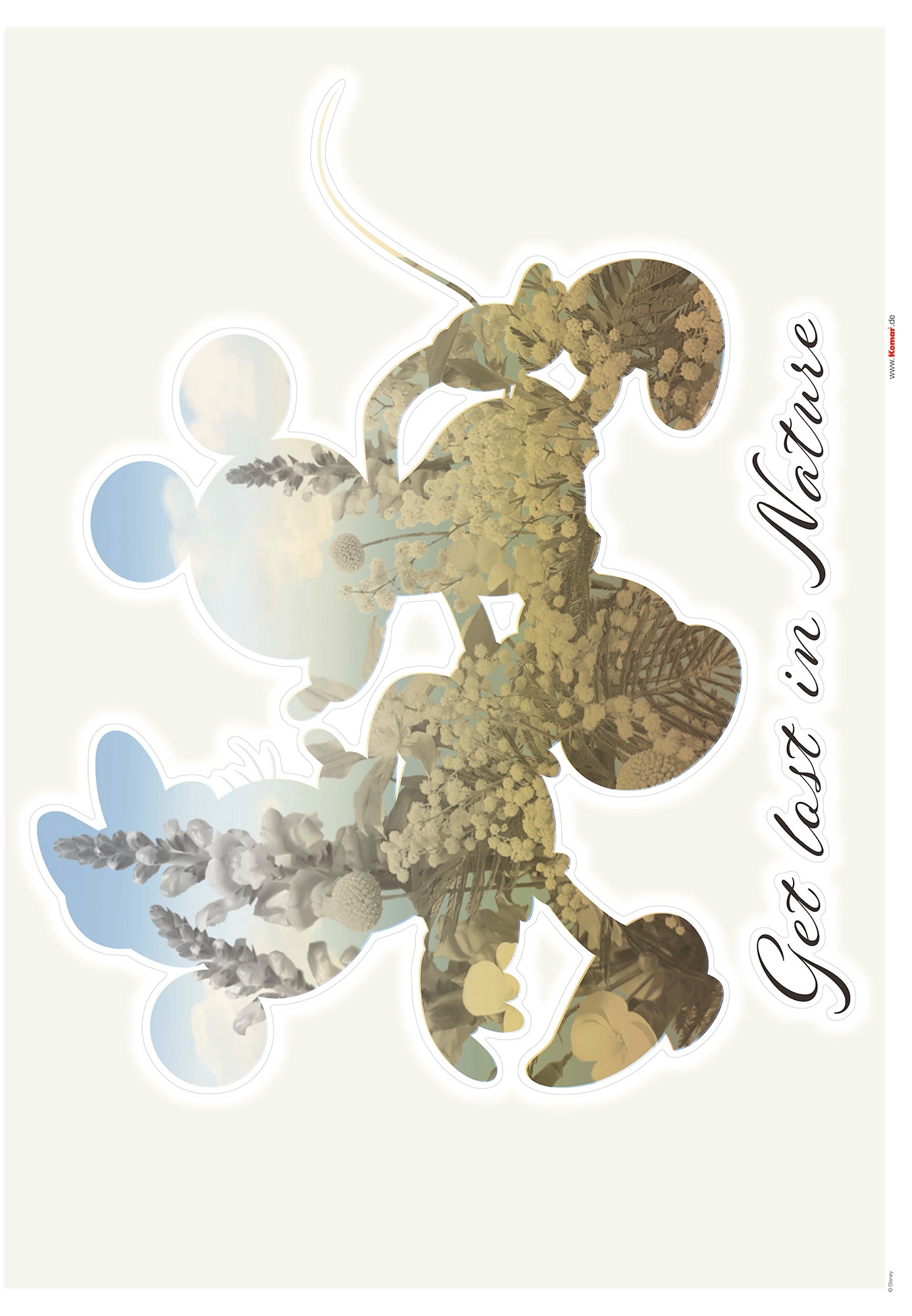 Komar Wandtattoo "Mickey Get Lost - Größe 50 x 70 cm" selbstklebend, Wandsticker, Kinderzimmer von Komar