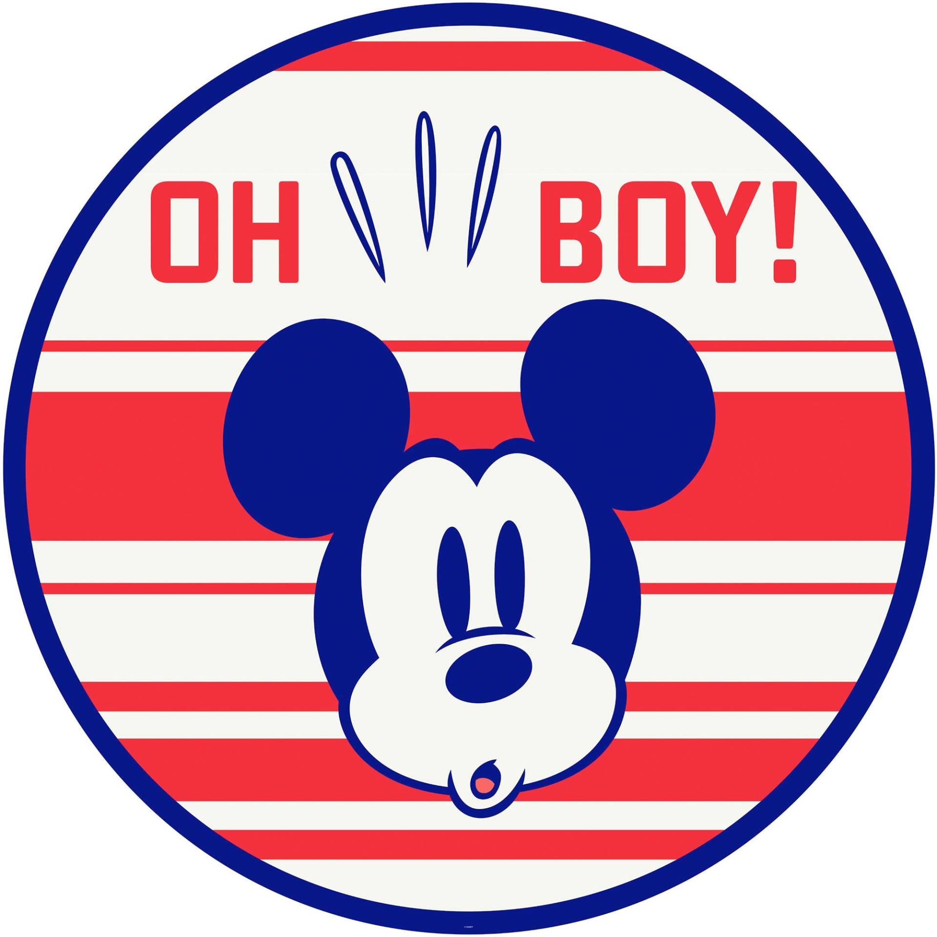 Komar Wandtattoo "Mickey Oh Boy", (1 St.) von Komar