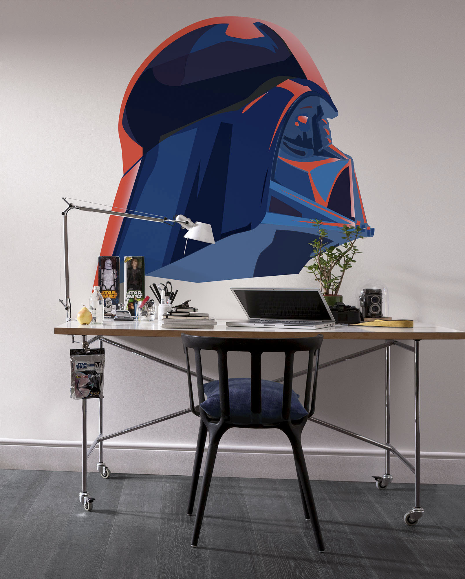 Komar Wandtattoo "Star Wars Cover Up - Größe 125 x 125 cm" rund und selbstklebend von Komar