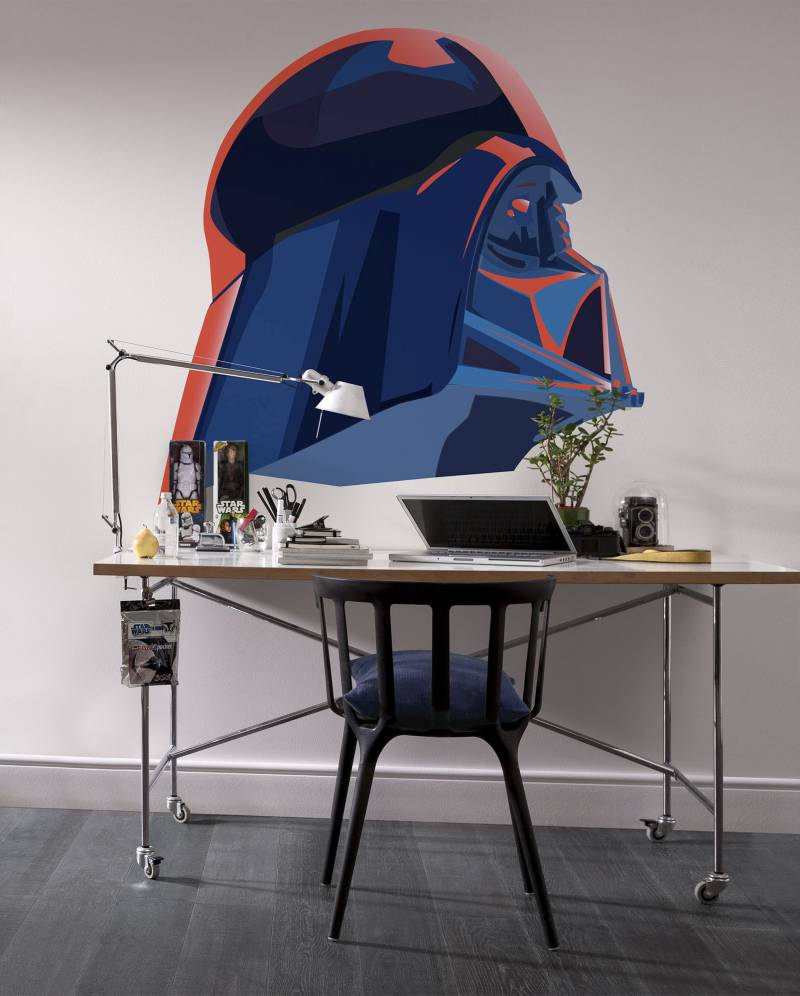 Komar Wandtattoo "Star Wars Cover Up - Größe 125 x 125 cm" rund und selbstklebend von Komar