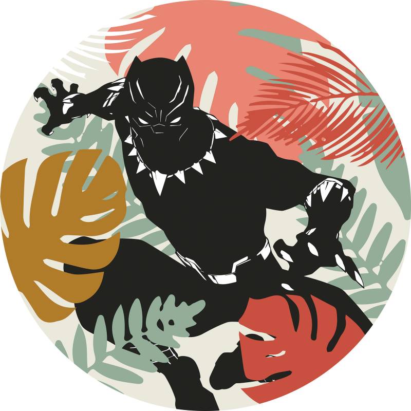 Komar Wandtattoo "Winter Tropics Black Panther", (1 St.) von Komar