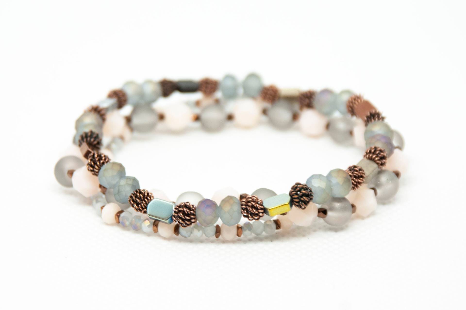 Bronze Und Grau-Armband Stapeln Bronze Und Grau-Armband Stapeln von KomarchukStudio