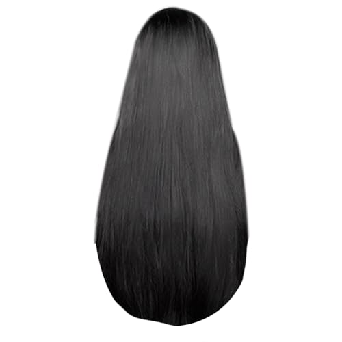 Komdndht Damenperücke mit, Bunt, Cosplay, Seidige Perücke für Frauen, Tägliche, Kunsthaar, Hitzebeständig – C von Komdndht